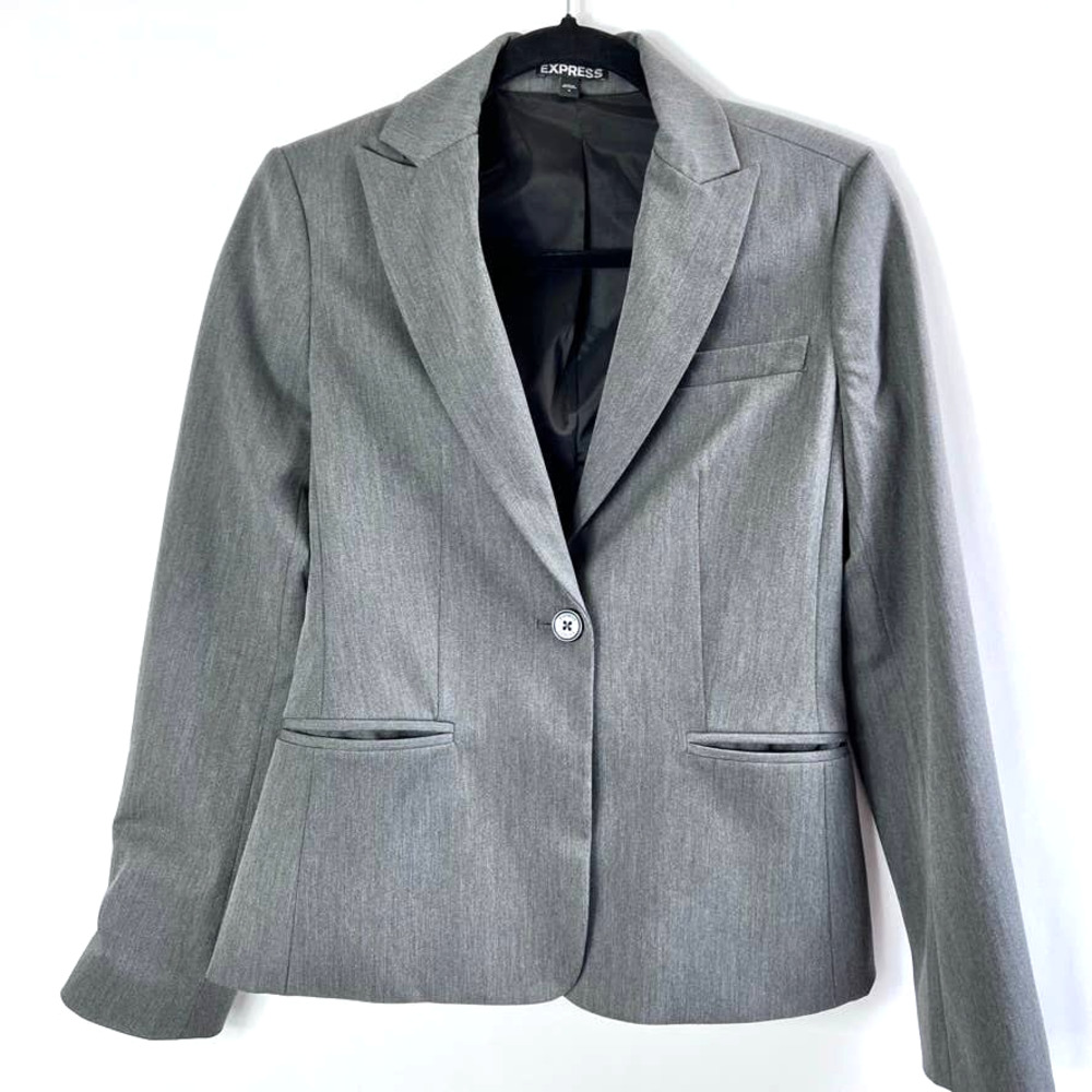 Express Gray Blazer Size 4